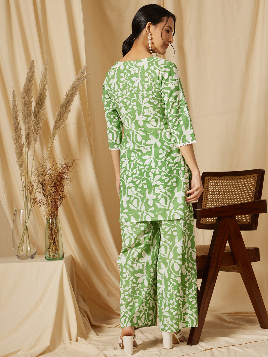 Silhouette Co-Ord Set: Minty Green