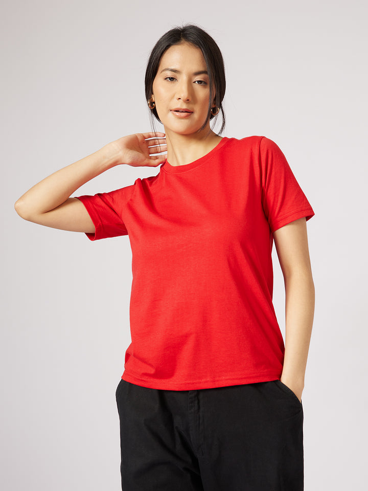 Reet By Ginni Tee: Crimson Red