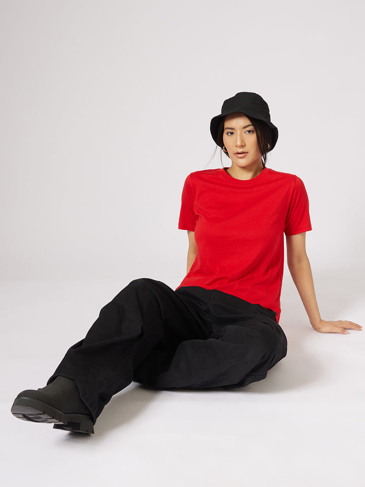 Reet By Ginni Tee: Crimson Red