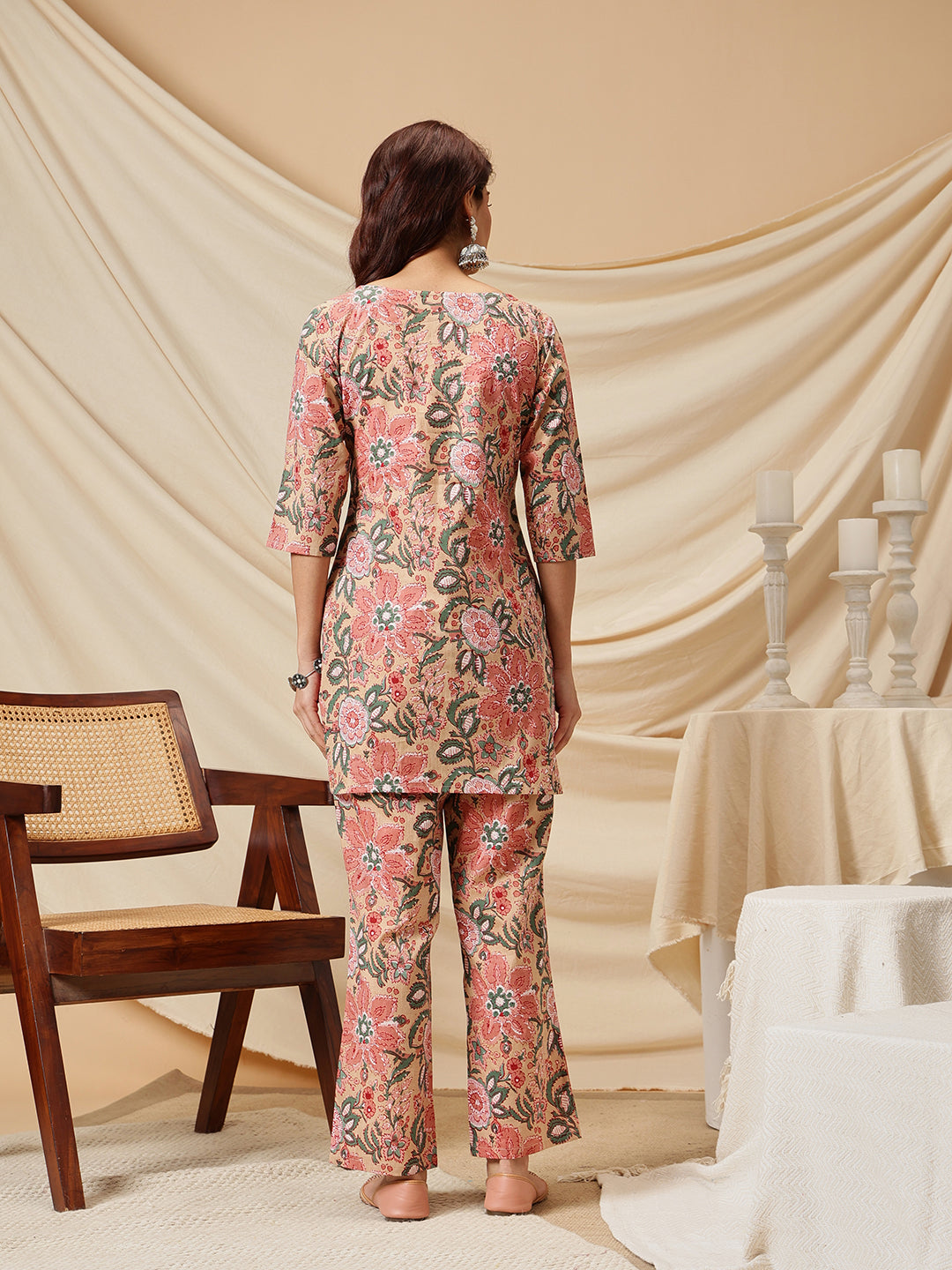 Silhouette Co-Ord Set: Urban Orange