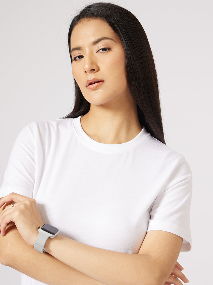 Reet By Ginni Tee: Snowfall White