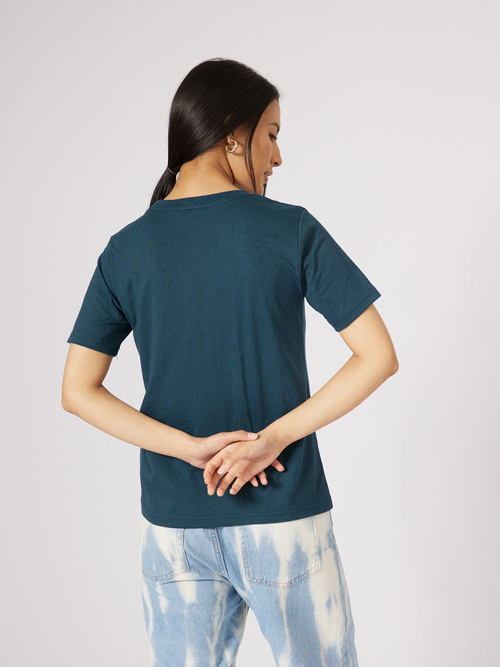 Reet By Ginni Tee: Caribbean Teal