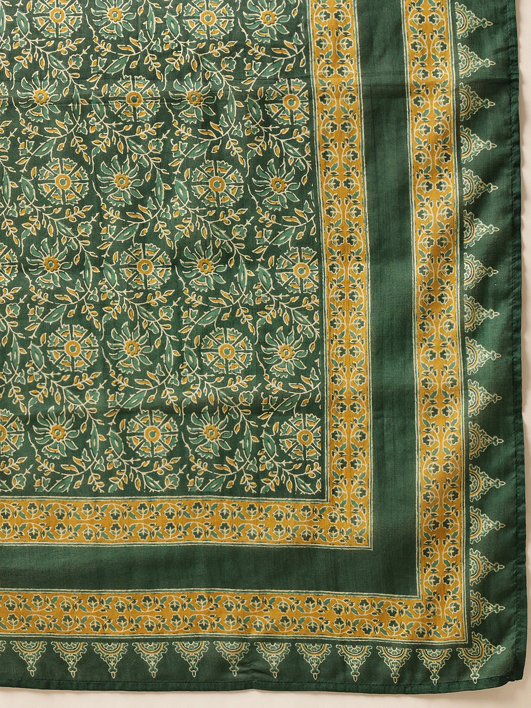 Forest Green Cotton Suit Set
