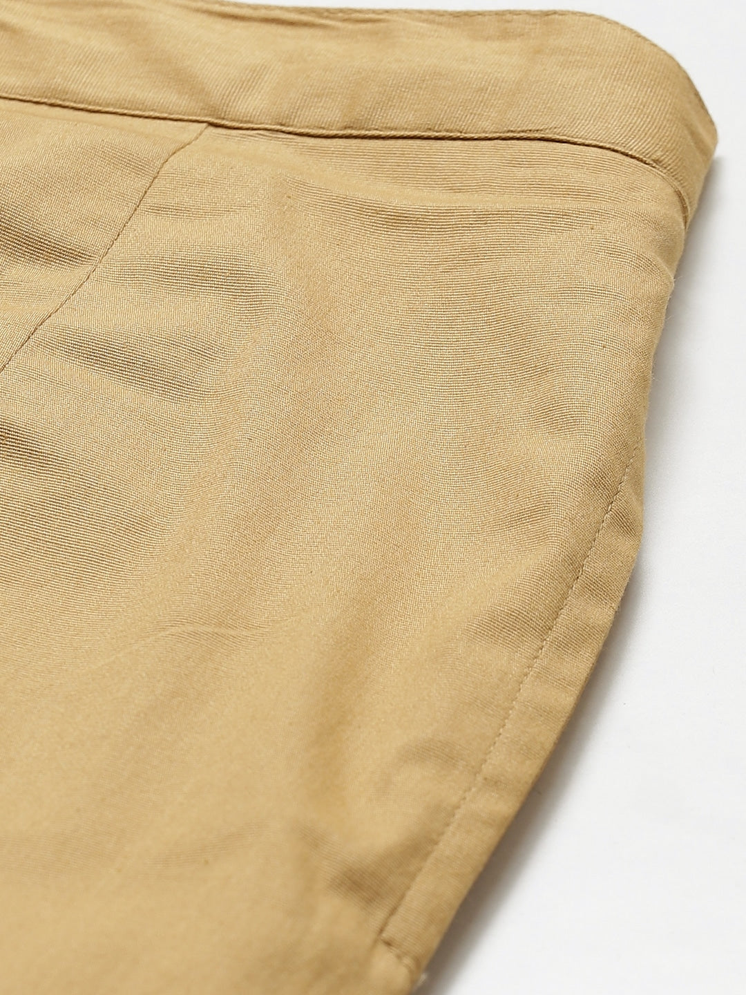 Dark Beige Slim Fit Trousers