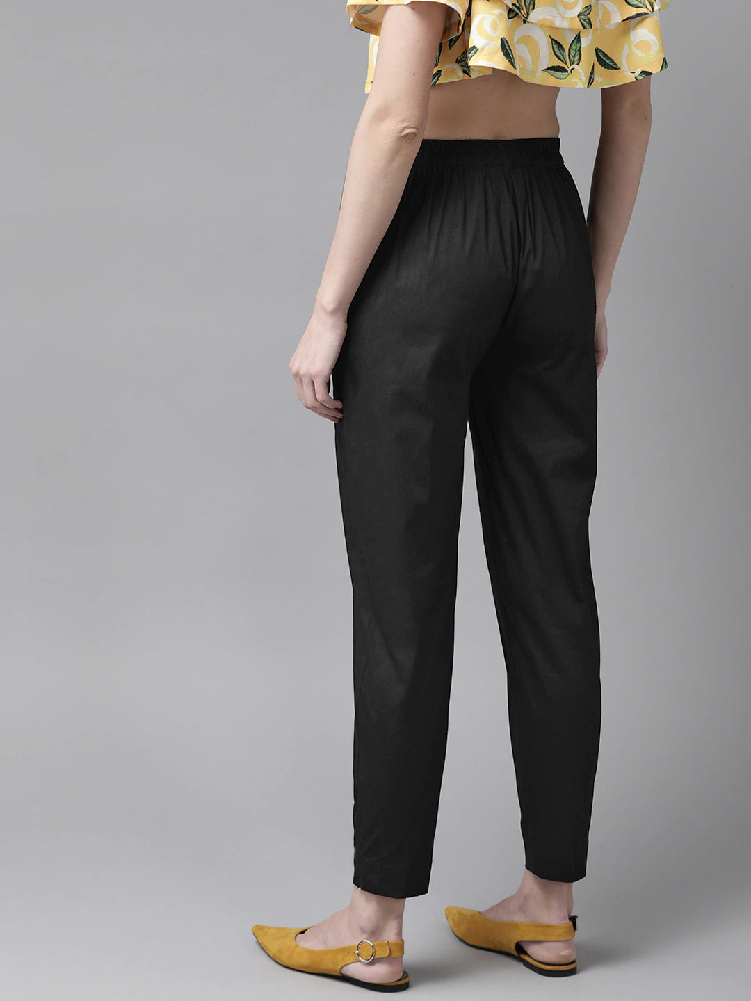 Black Slim Fit Trousers